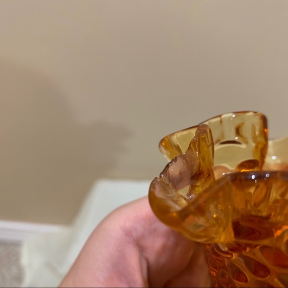 Small vintage amber vase - Picture 4 of 4